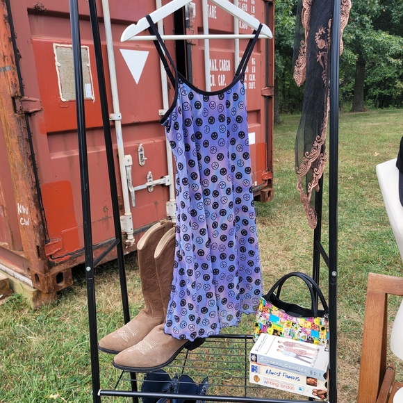 Dolls Kill Horoscopez "Gemini" Smiley Face Dress - Picture 1 of 3